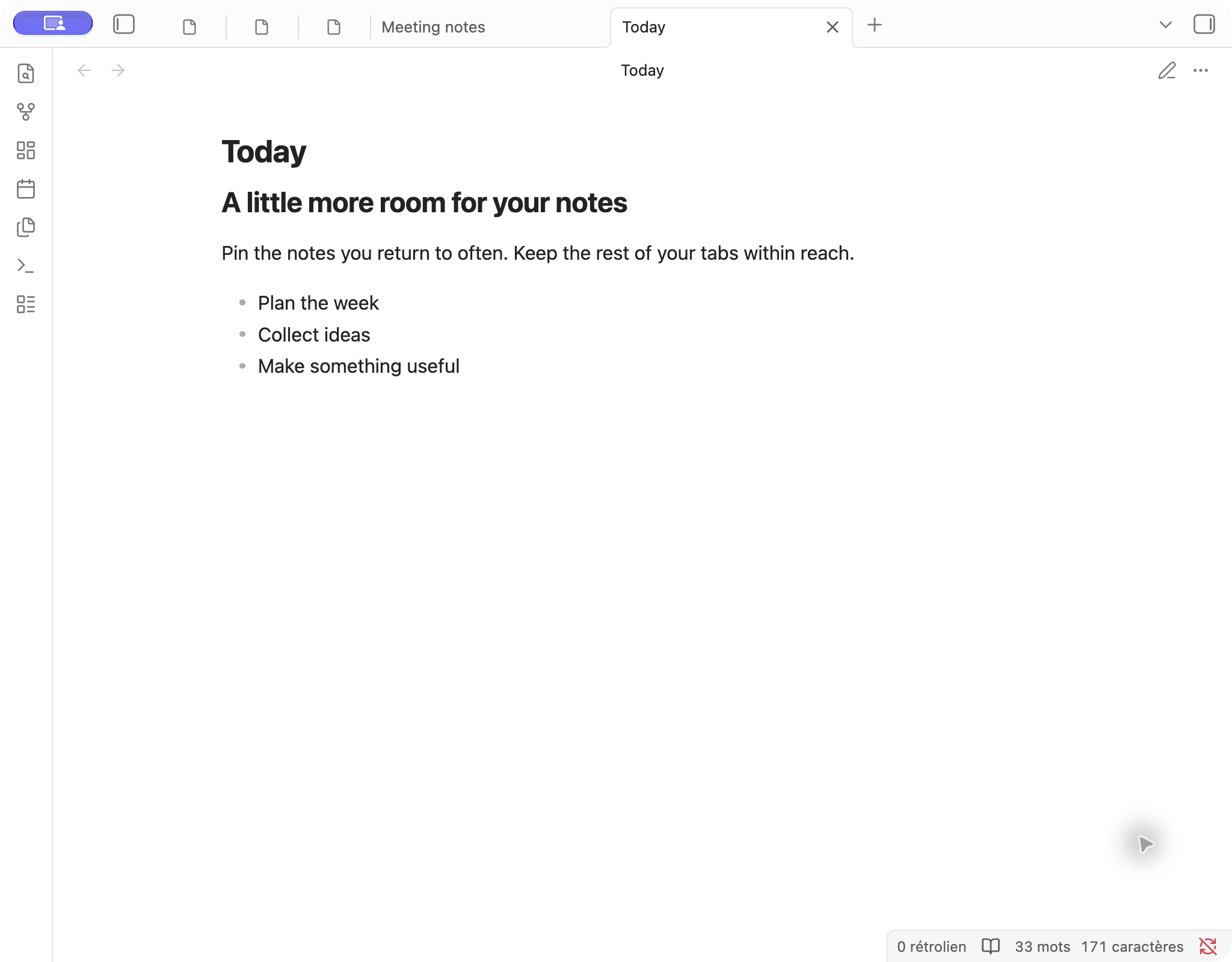 Compact pinned tabs beside regular tabs