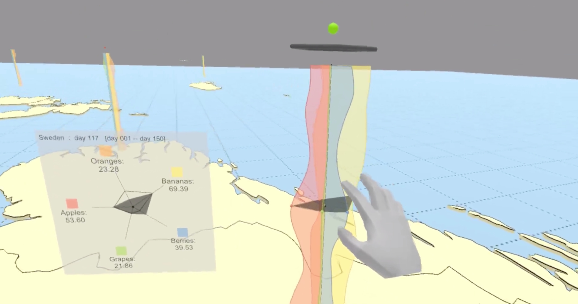 VR and Leap Motion Setup - Time Slice Interaction