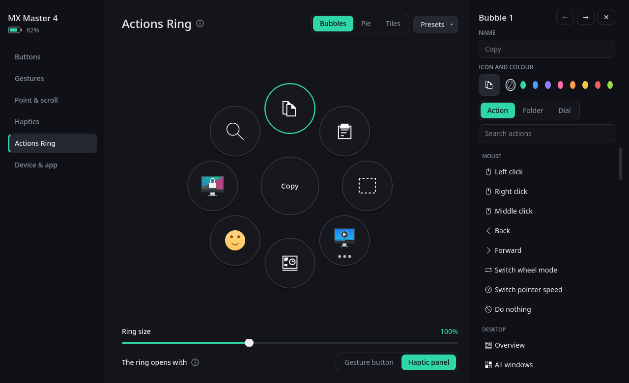 Actions Ring
