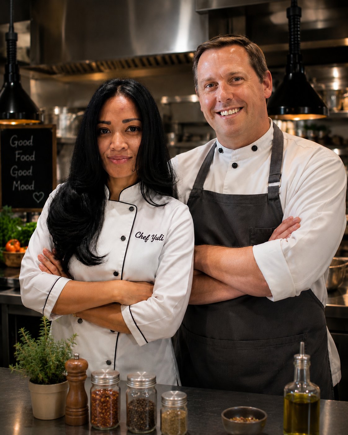 Yuli and Nic — Founder and Executive Chef, Yunic Hospitality Bali