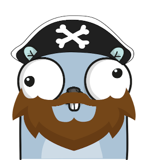 Yar the pirate gopher