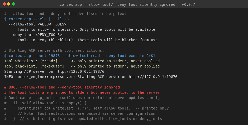 acp allow/deny tool bug
