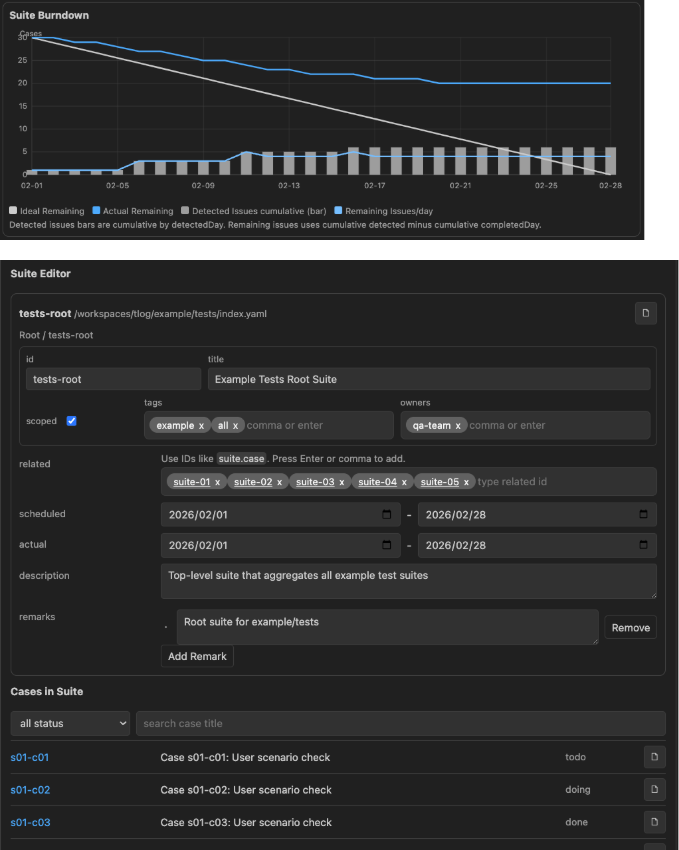 TLog Manager Suite Editor