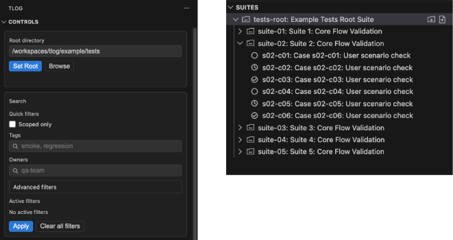 TLog Sidebar Overview
