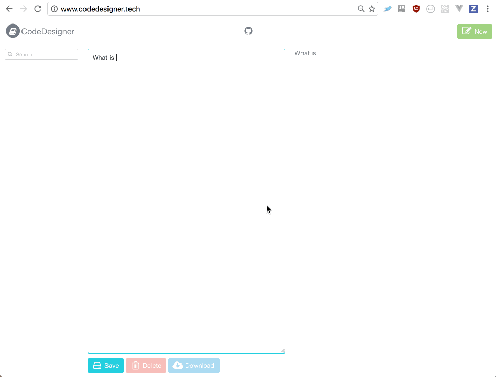 GitHub - niikunihiro/codedesigner: Code Designing Editor · GitHub