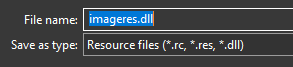 Resource hacker save as .dll