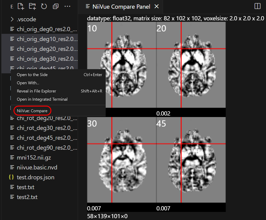 Comparing multiple images