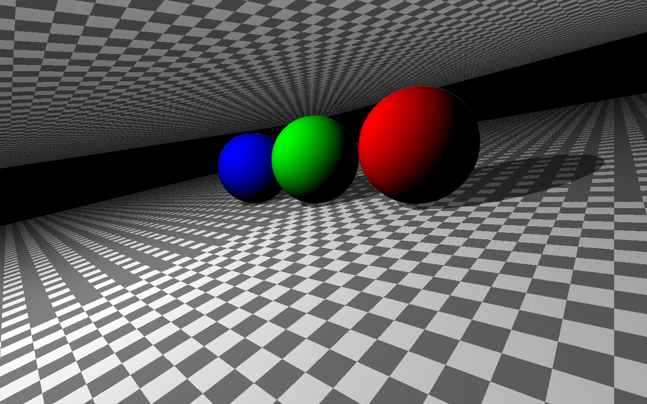 Image of Reflectionless Raytraced Scene