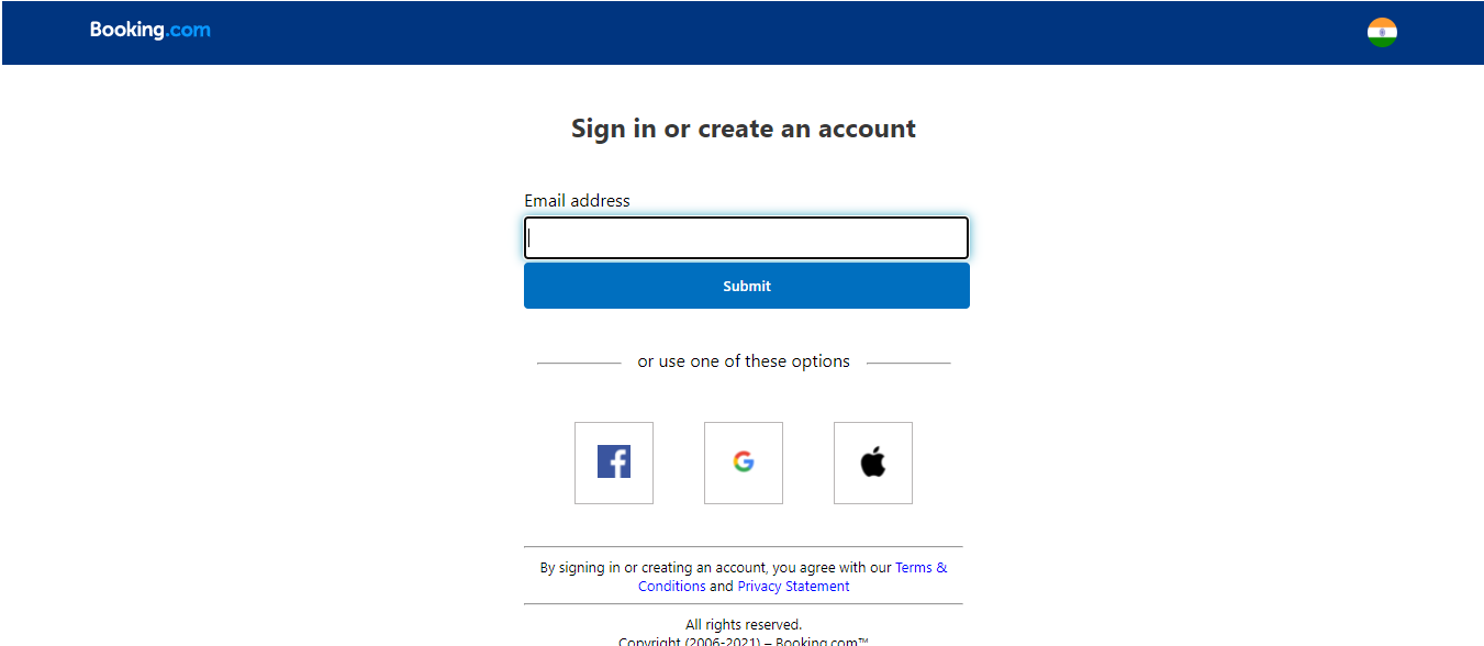 Login-Signup page