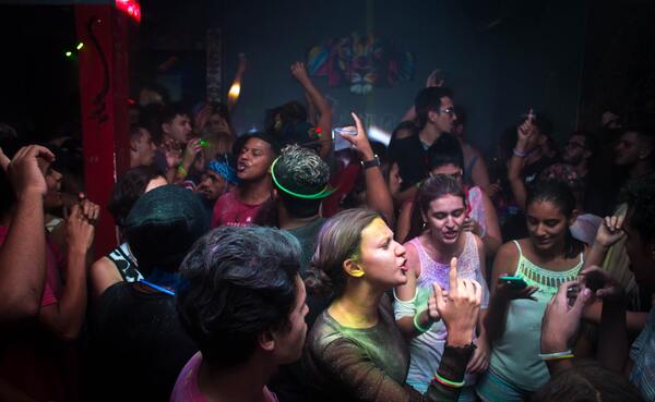 people partying in nightclub
