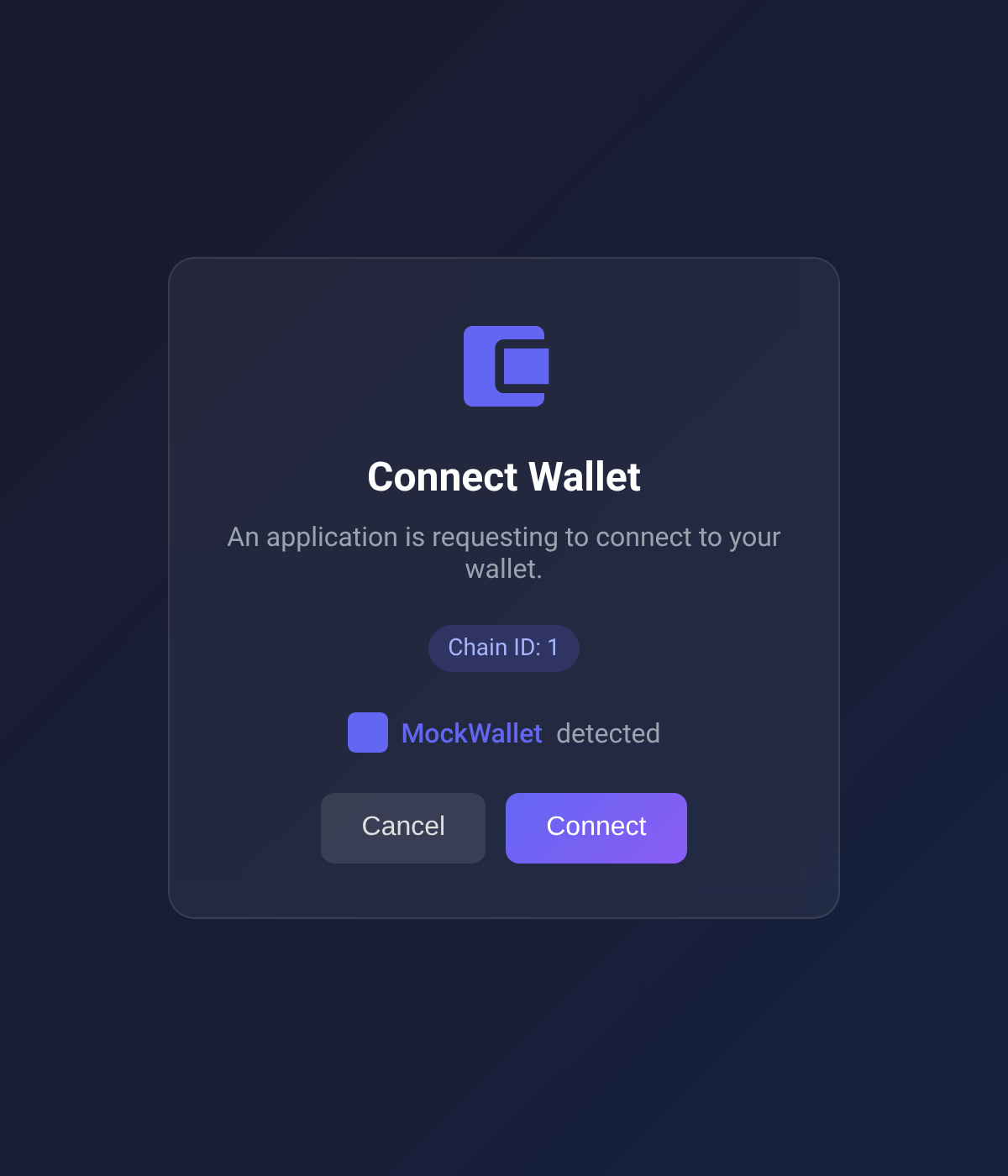 Connect Wallet