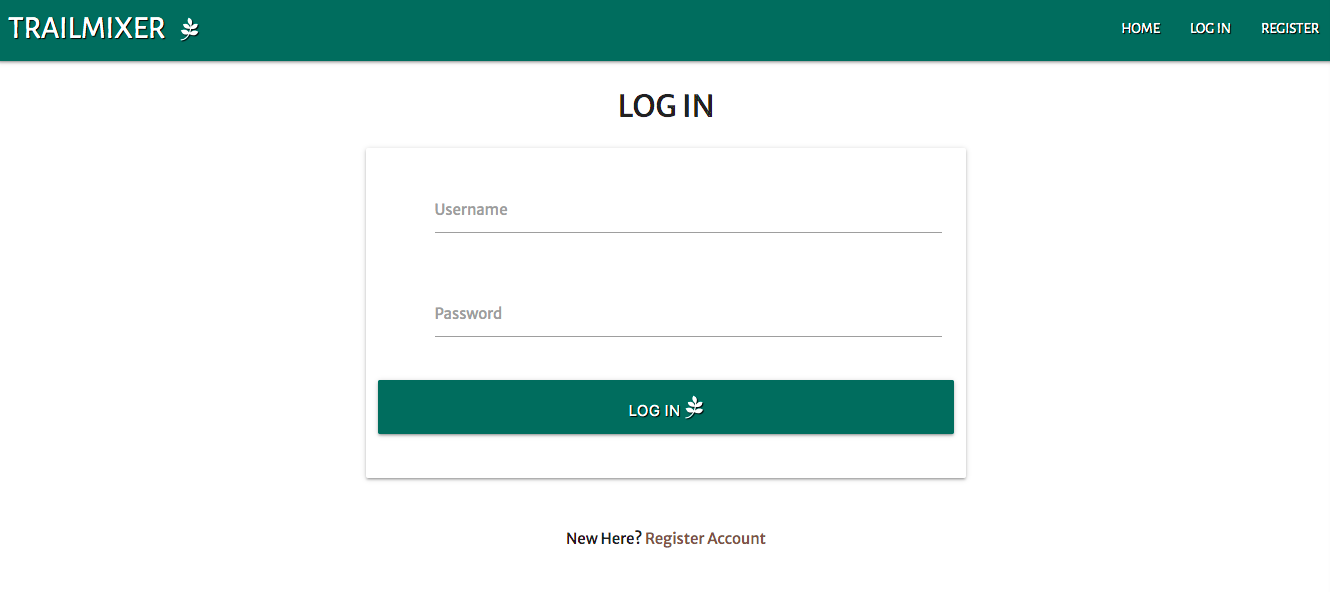 Log In Page