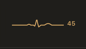 the ECG at rest