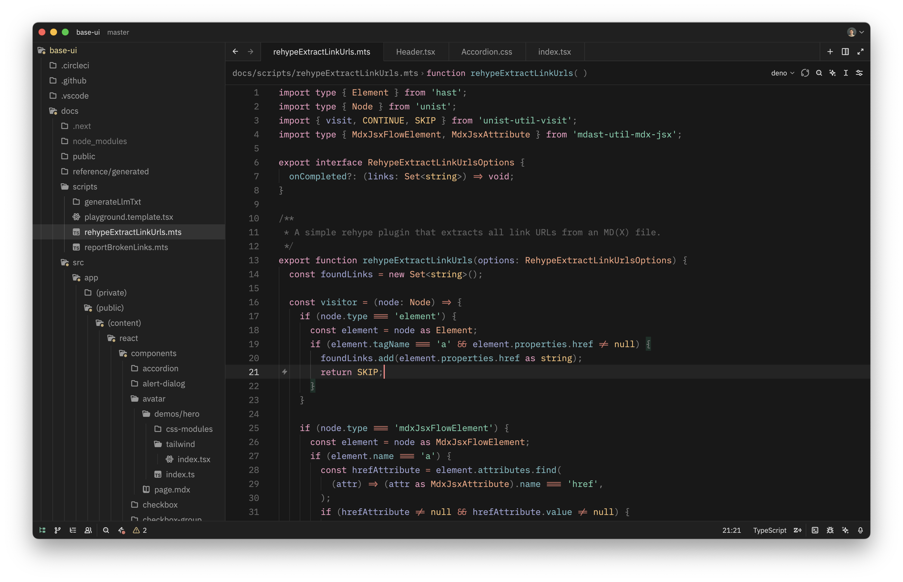 Zoegi Dark Theme