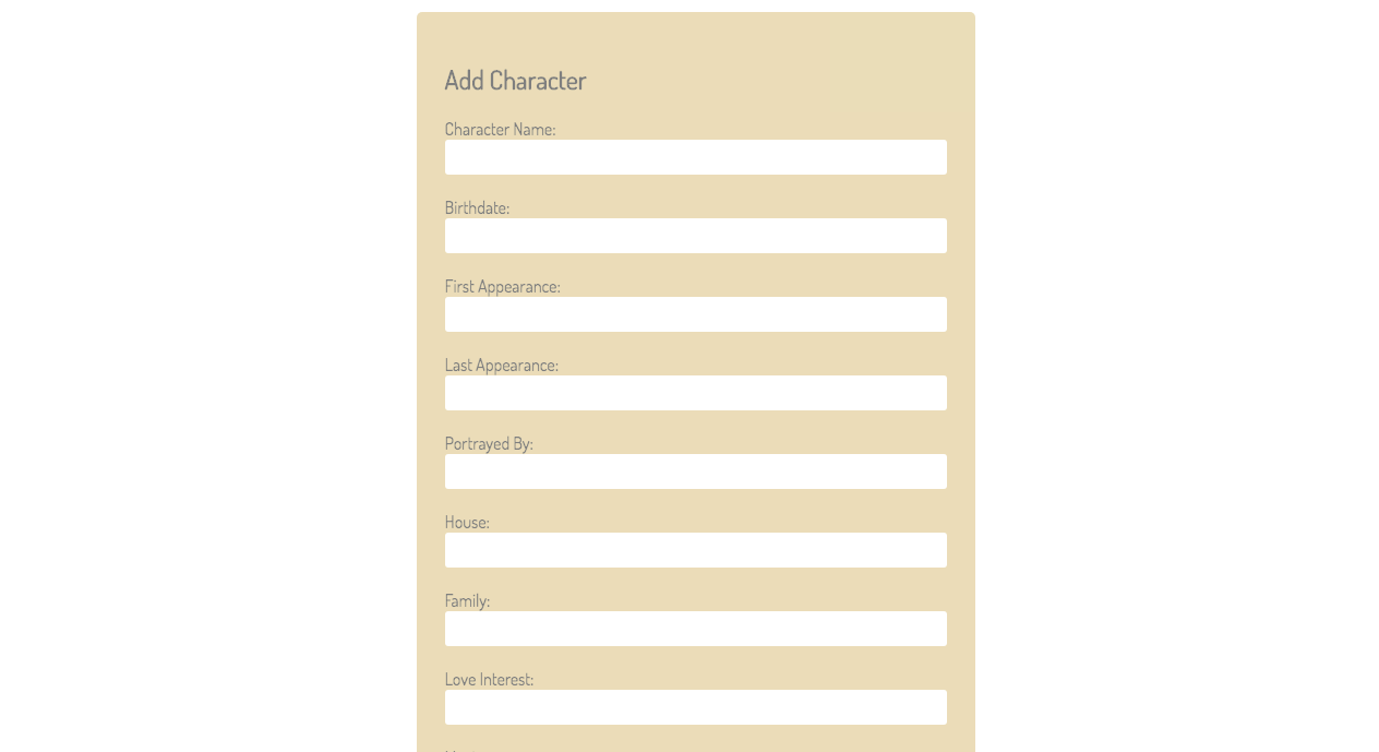 Add-Character-Page