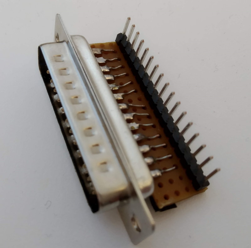 Parallel port connector