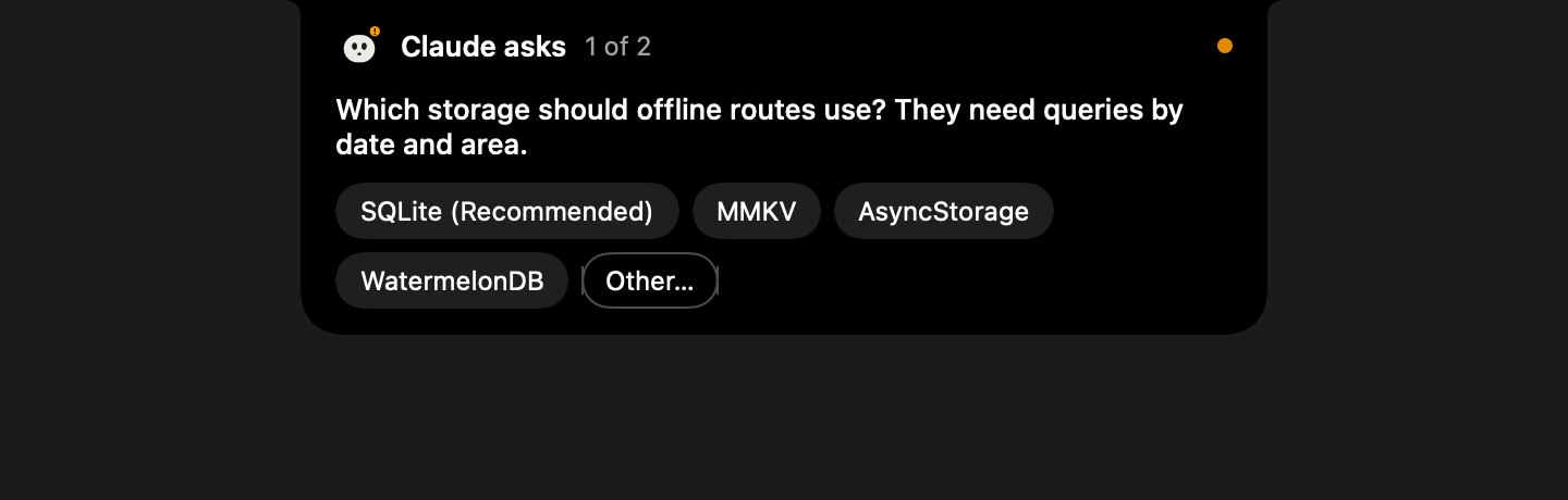 The notch grown for a question