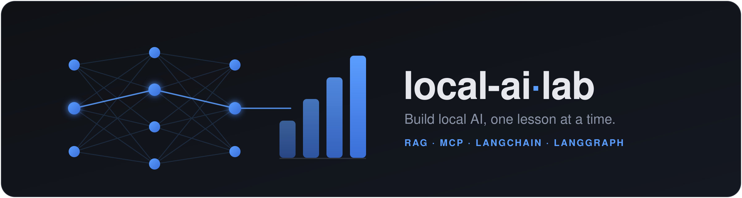 local-ai-lab — build local AI, one lesson at a time