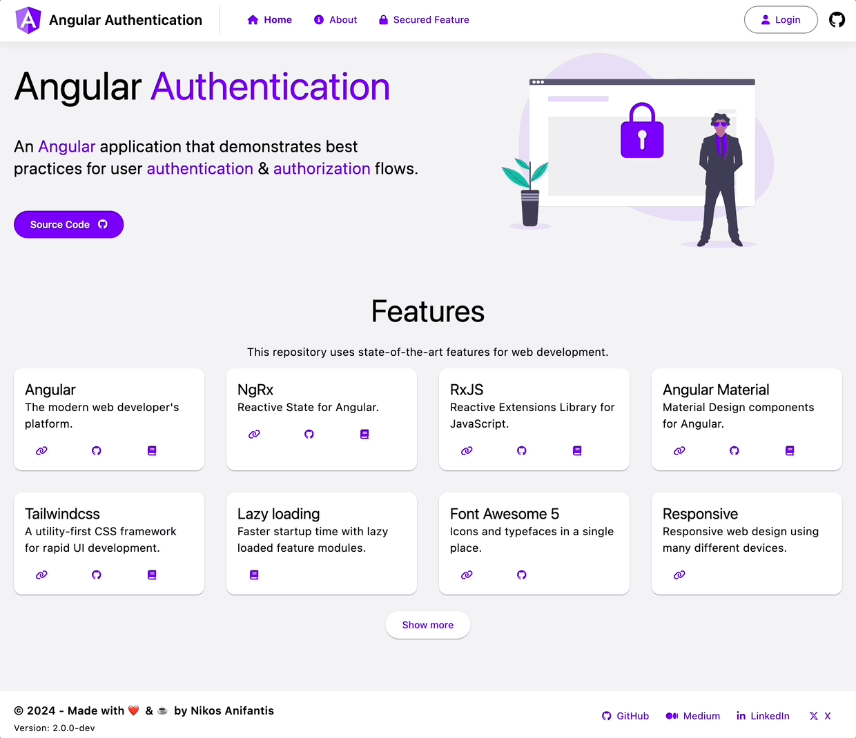 single sign on authentication in angular