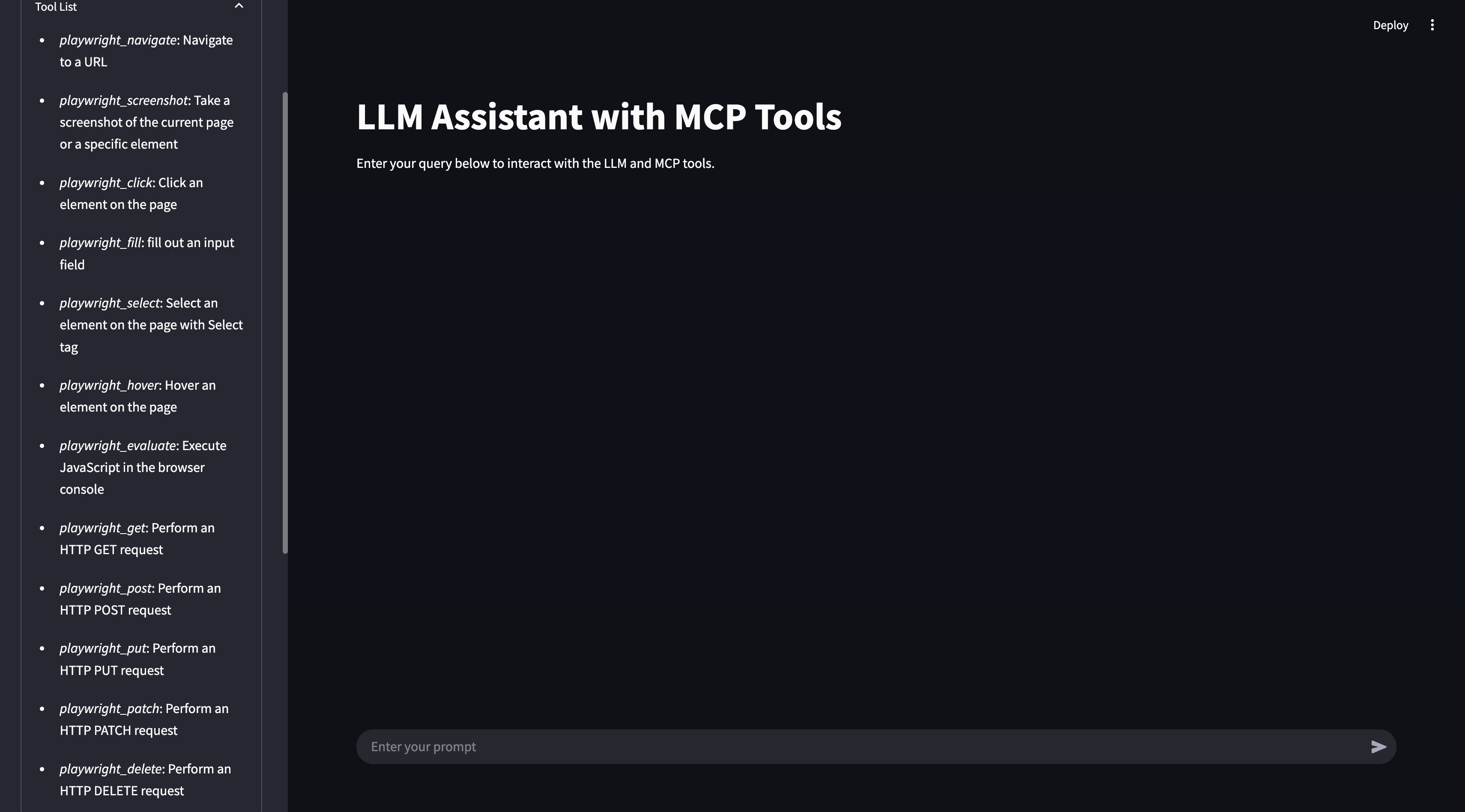 Tools Screenshot