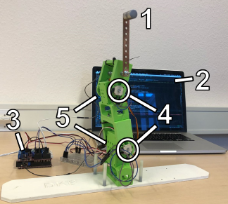 image of robot set up