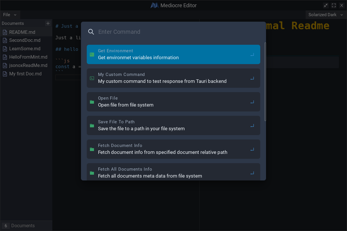 "Command UI"