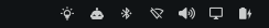 The bar widget among the other bar icons