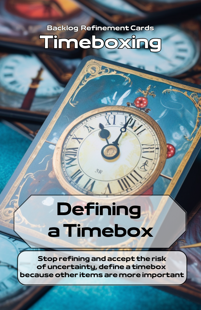 Timebox - Backlog Refinement Cards