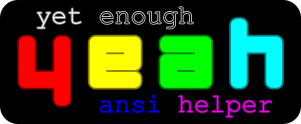 yeah - yet enough ansi helper