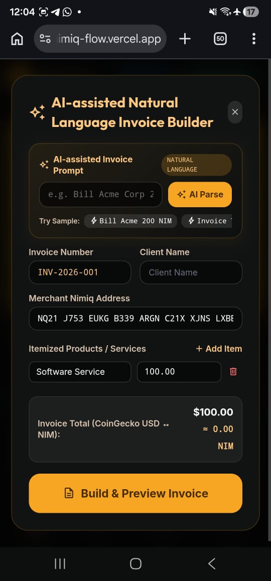 NimiqFlow screenshot 3