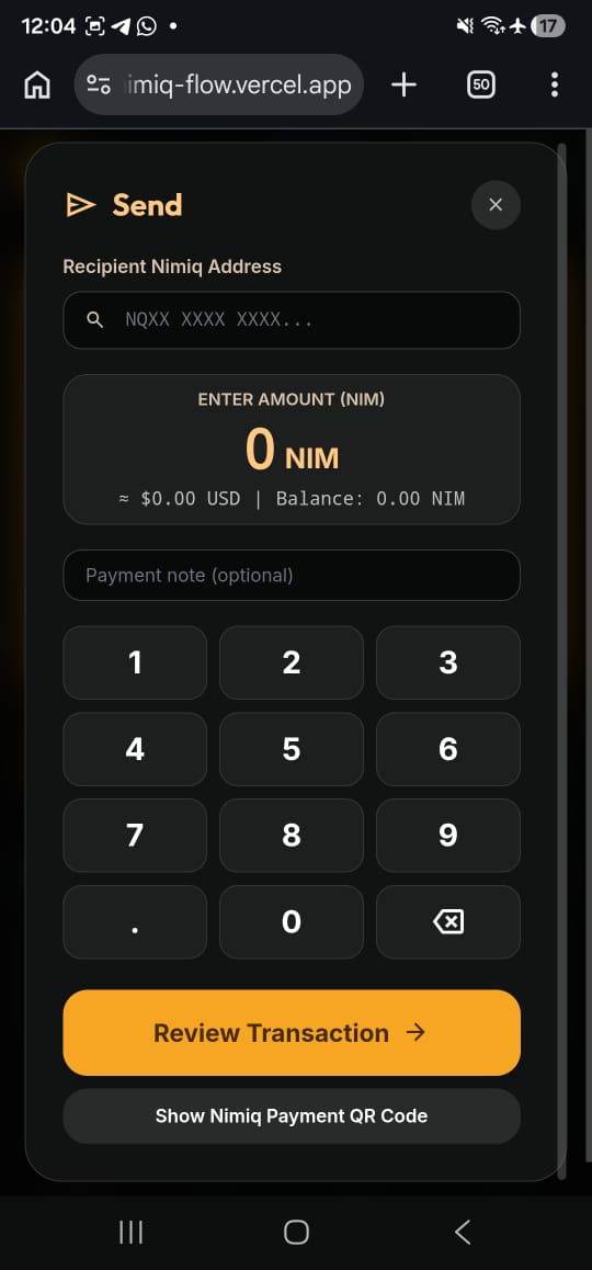 NimiqFlow screenshot 4