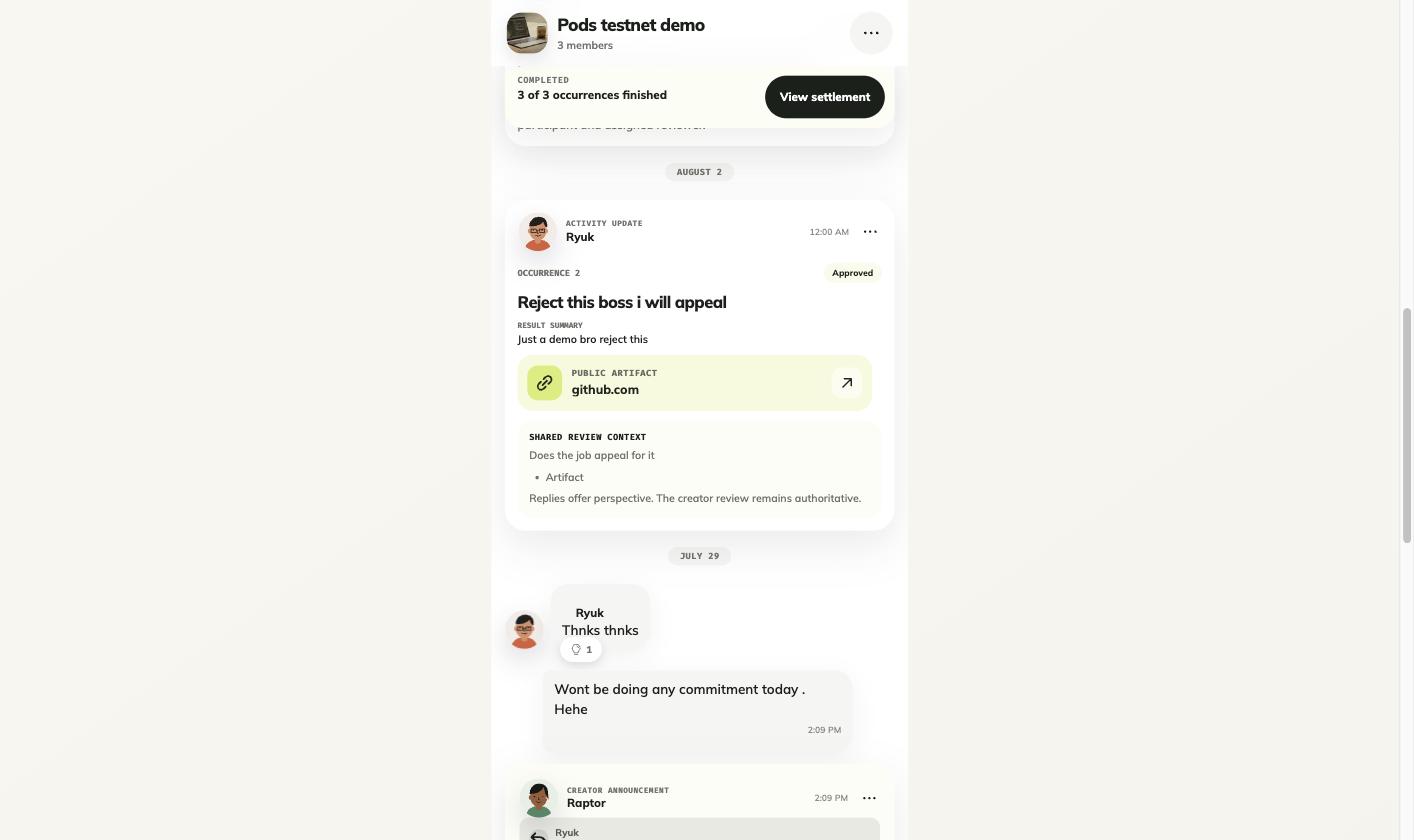 Pods screenshot 2