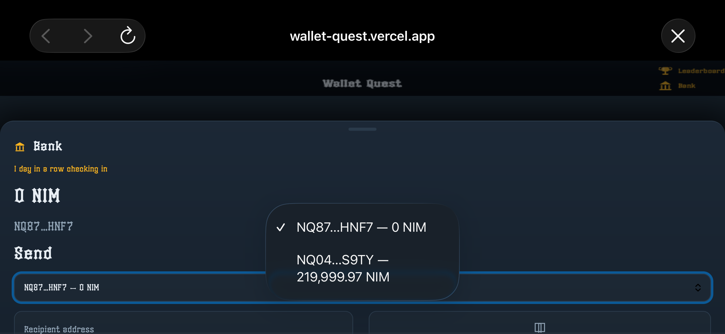 Wallet quest screenshot 5