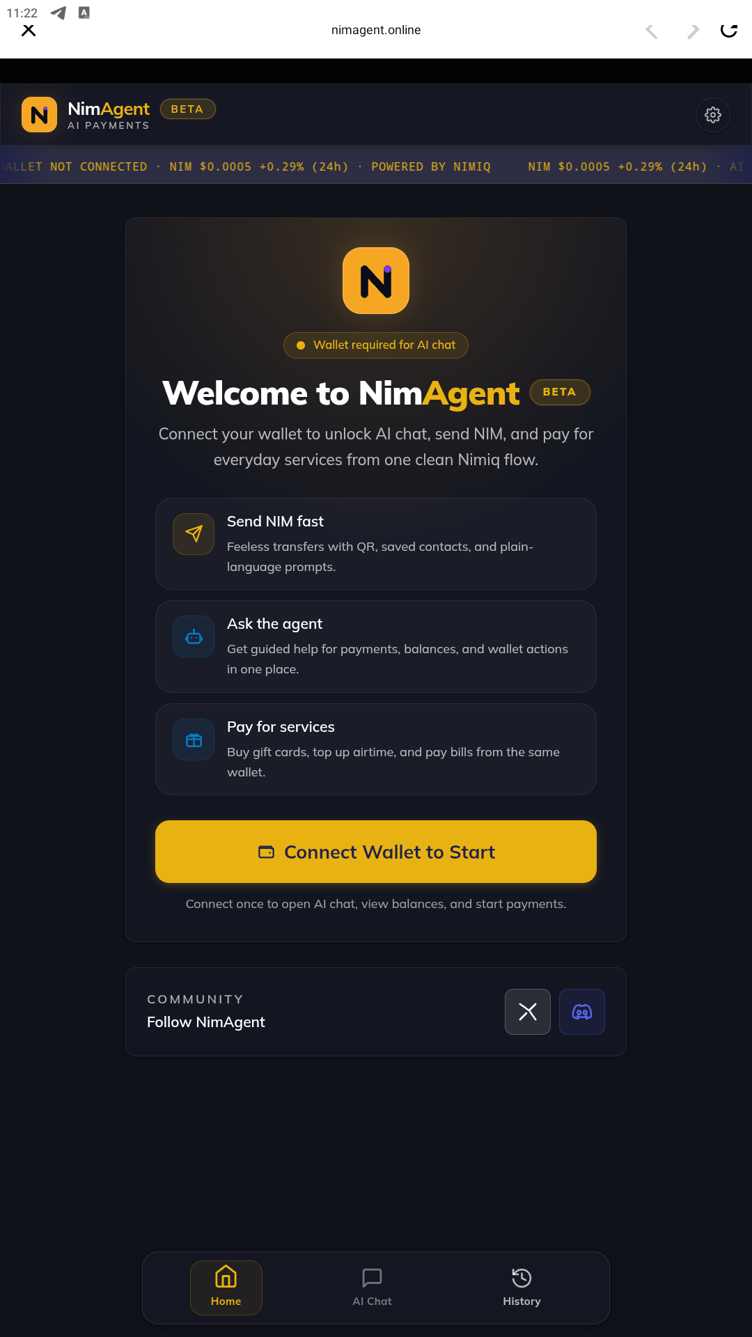NimAgent screenshot 1