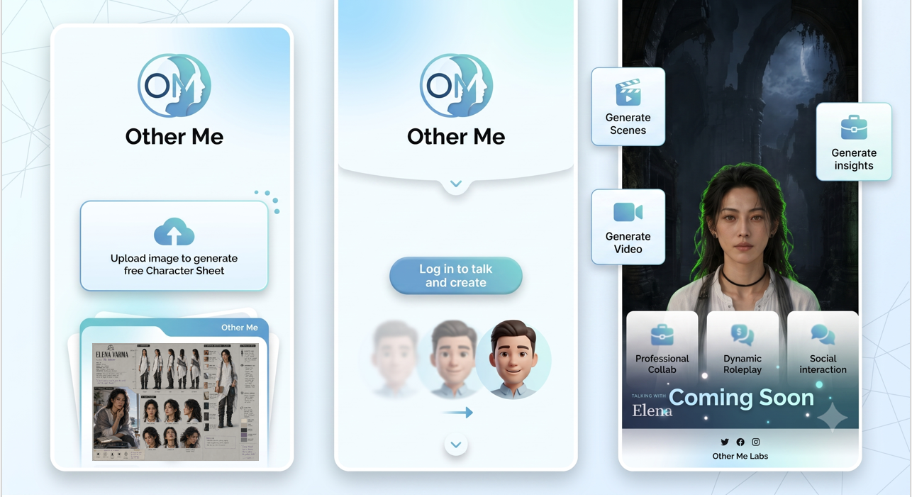 OtherMeApp screenshot 1