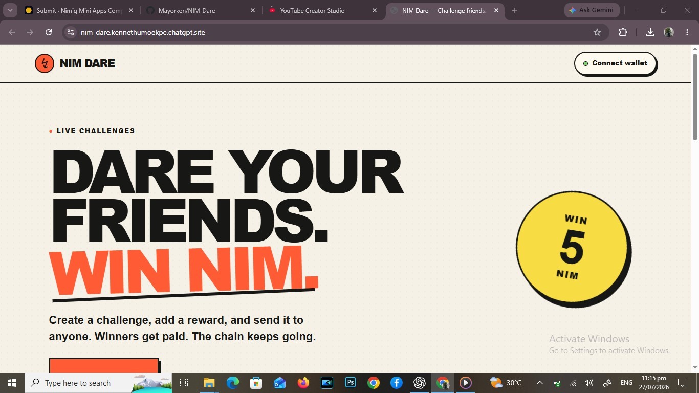 Nim Dare screenshot 3