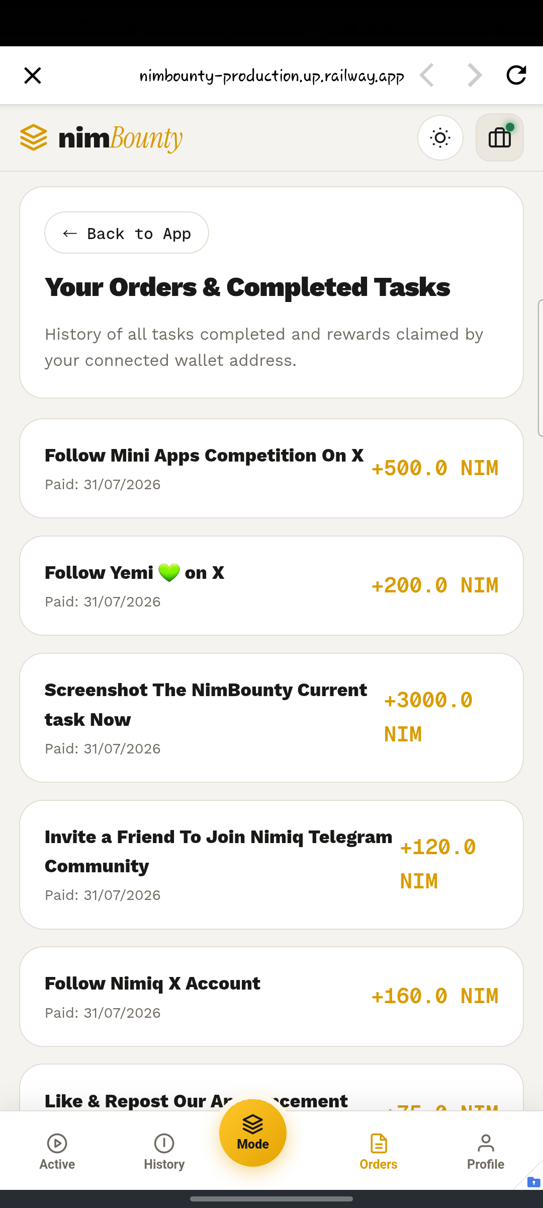 NimBounty screenshot 3