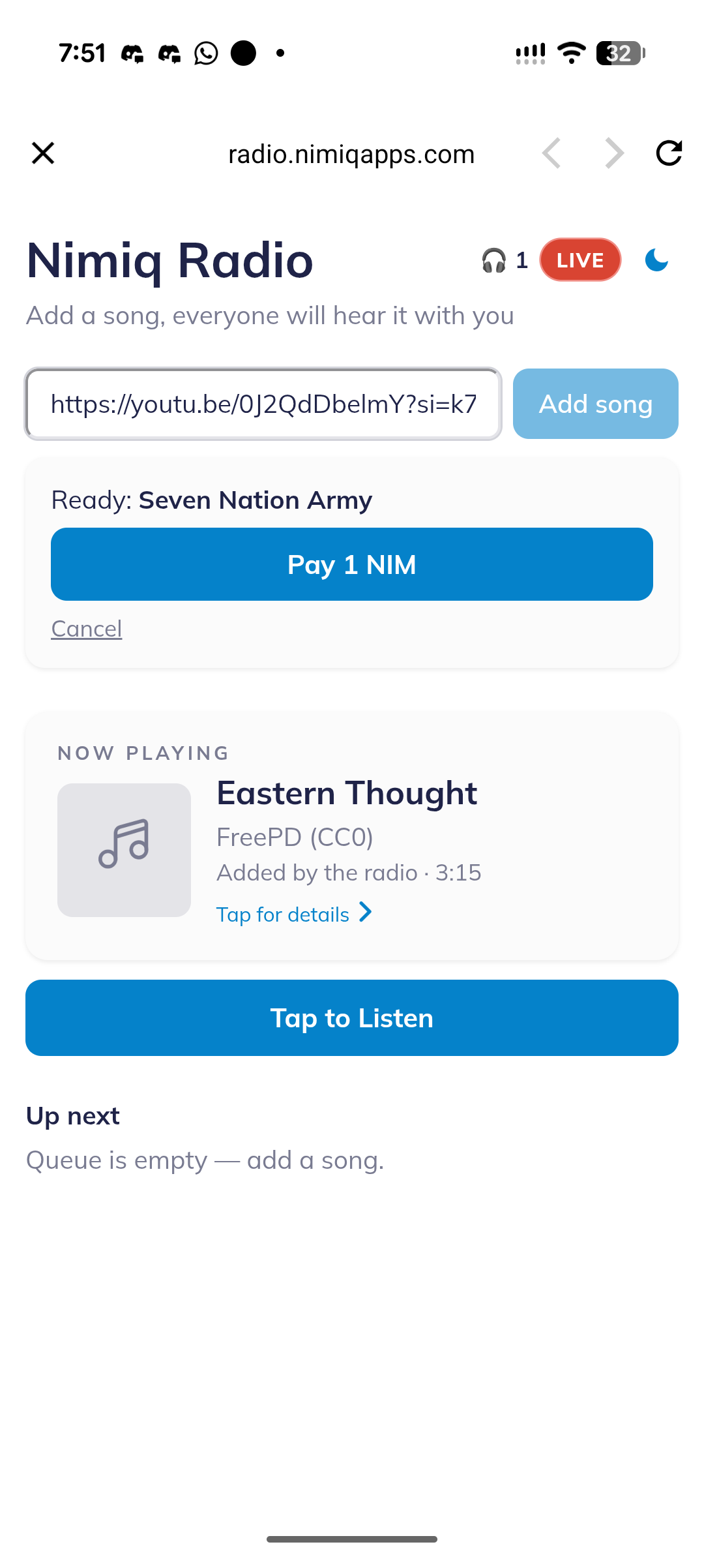 Nimiq Radio screenshot 3