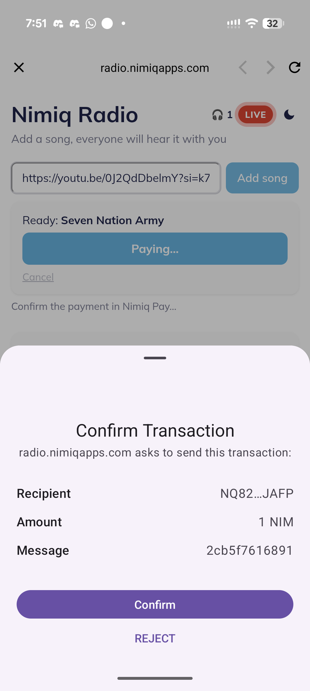 Nimiq Radio screenshot 4