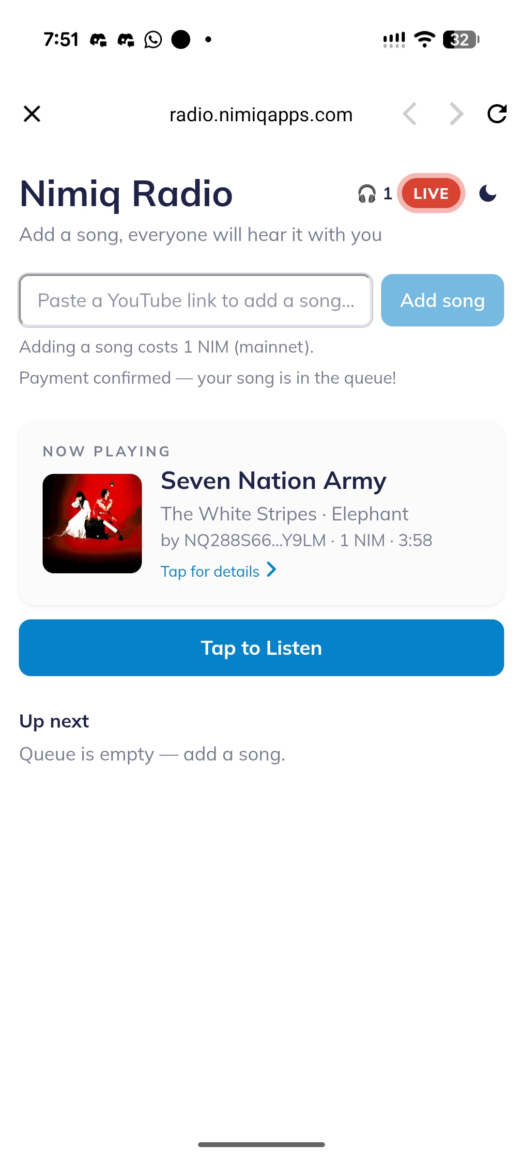 Nimiq Radio screenshot 5