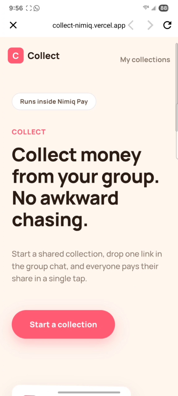Collect screenshot 1