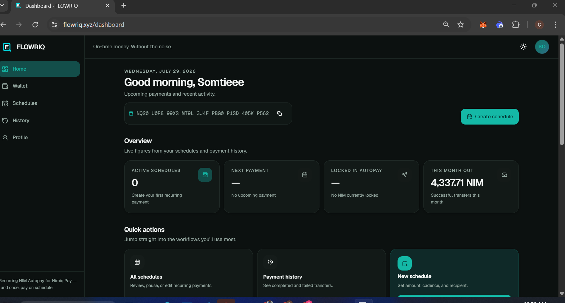 FLOWRIQ screenshot 1