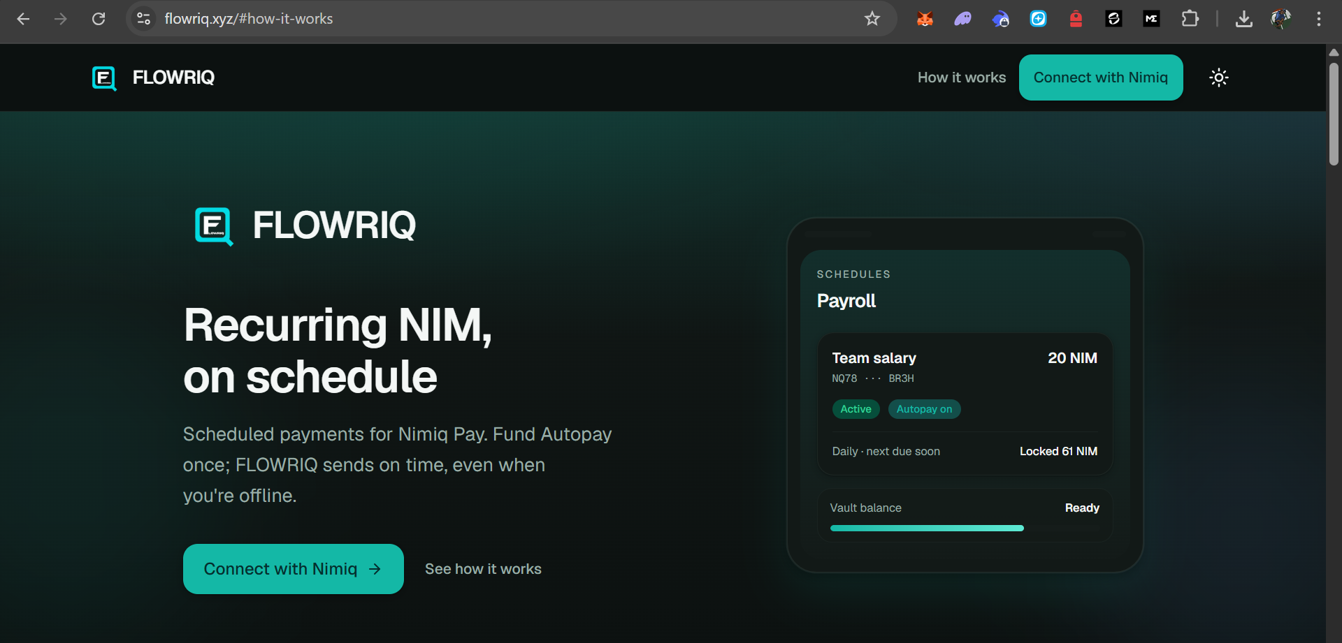 FLOWRIQ screenshot 3