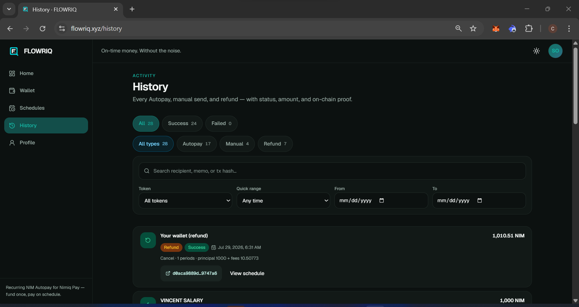 FLOWRIQ screenshot 4