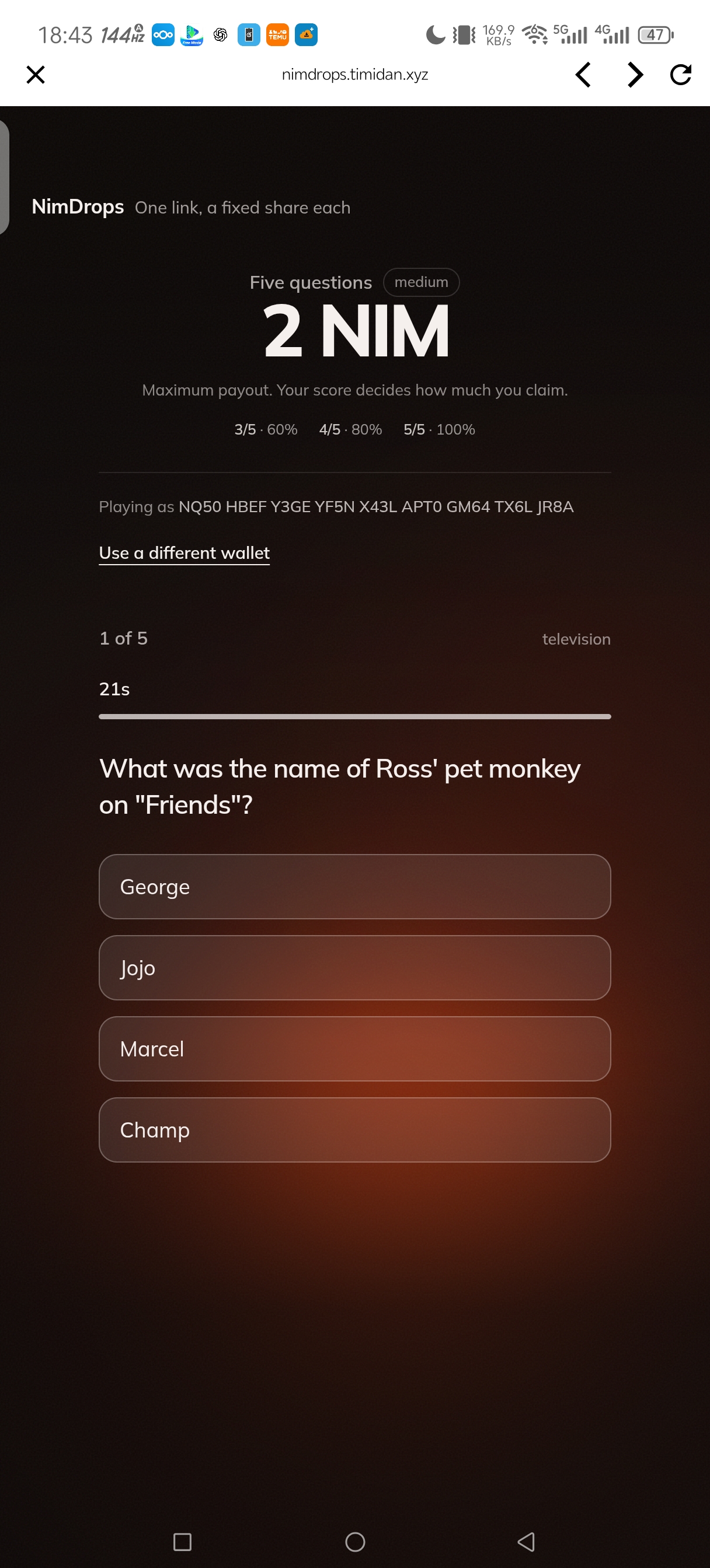 NimDrops screenshot 2