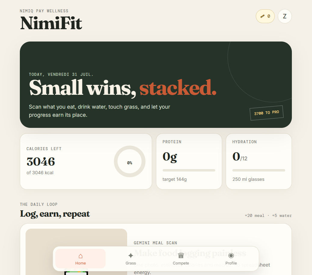 NimiFit screenshot 1