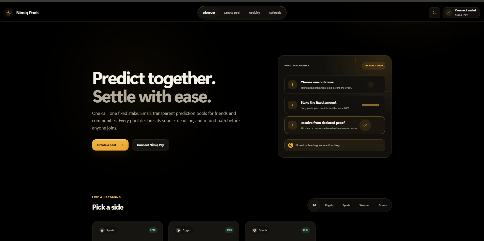 Nimiq Pools screenshot 1