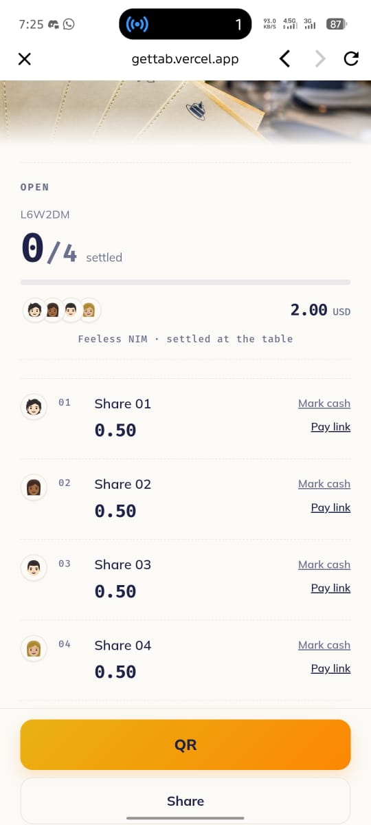 Tab screenshot 1