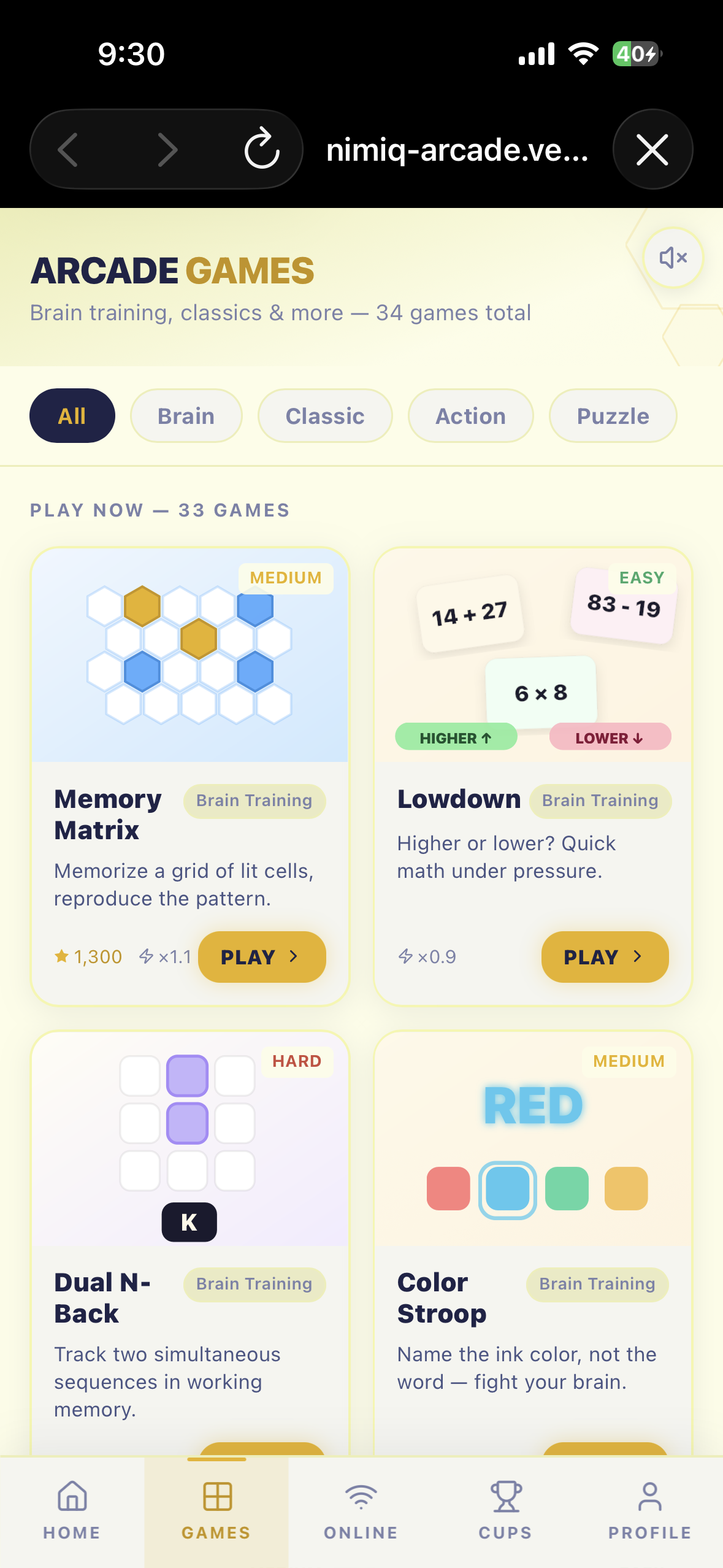 NIMIQ-ARCADE screenshot 2