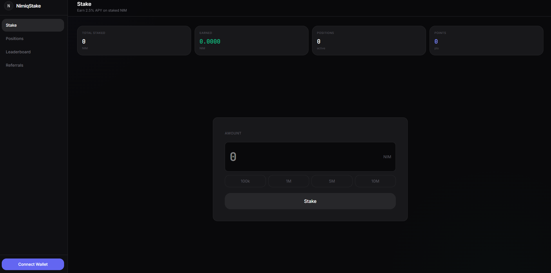 NimiqStake screenshot 1
